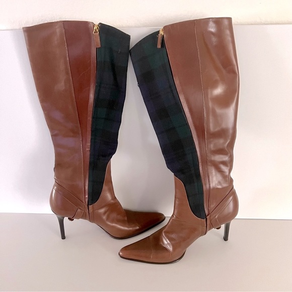 RALPH LAUREN Collection Authenticated Hight Knee Leather Women’s Boots Sz 9B - Picture 3 of 7
